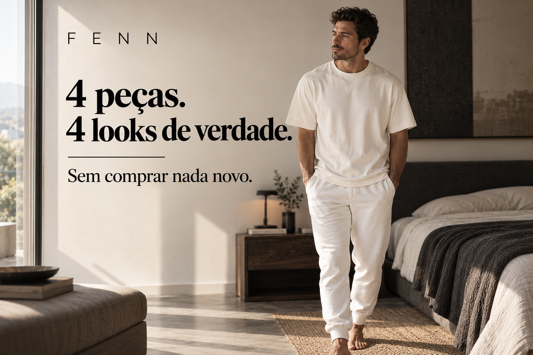 4 peças. 4 looks de verdade.